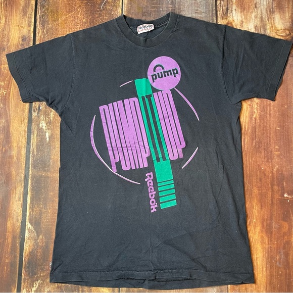 Reebok Tops - Vintage Reebok T shirt. Pump it up. 80s/90s large